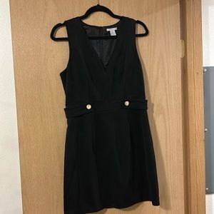 Velvet black H&M dress